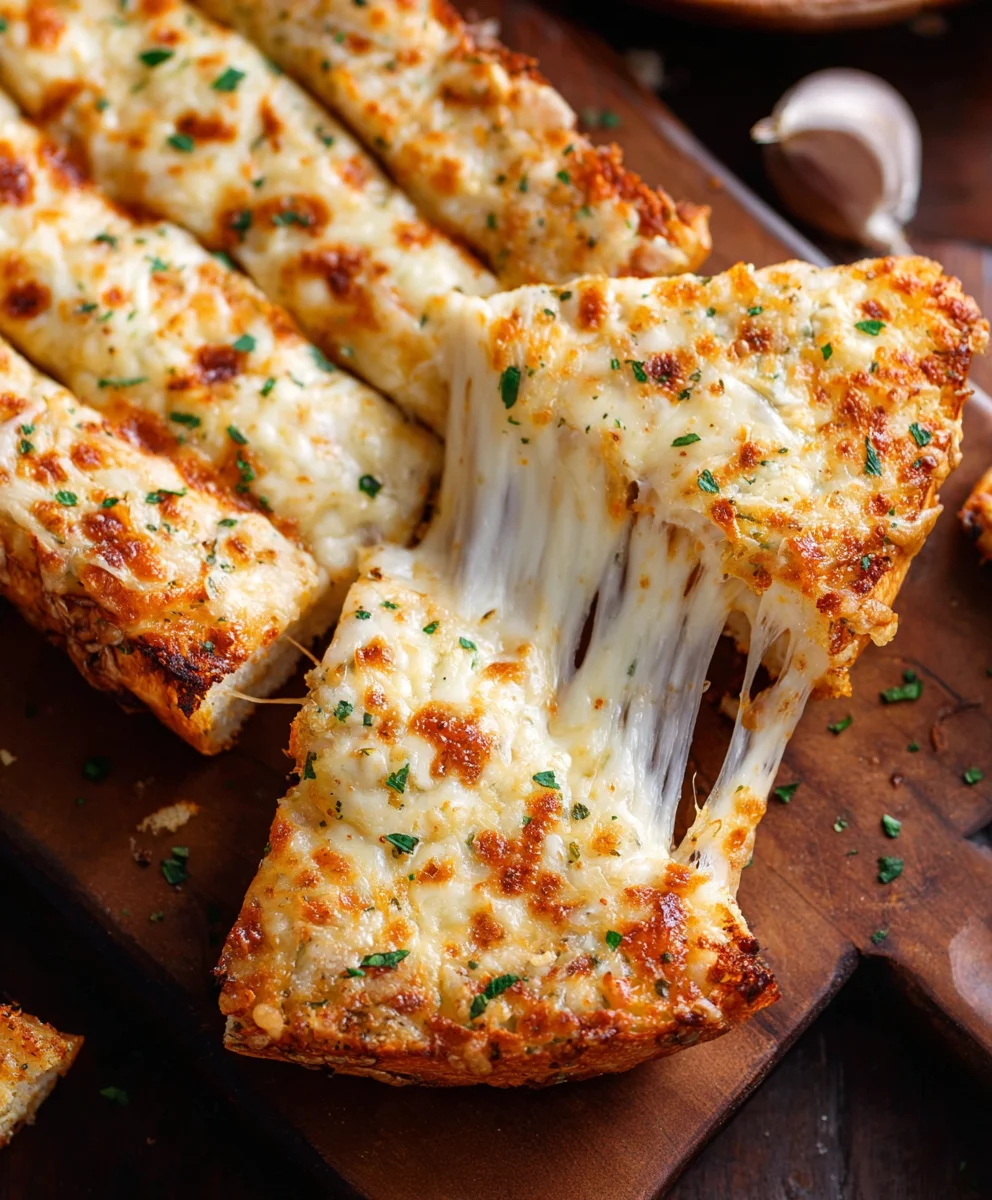 Le meilleur pain à l'ail gratiné au fromage, ultra-fondant