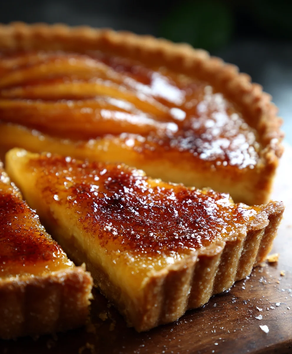 Tarte aux Pommes Crème Brûlée: La Fusion Gourmande Succulente