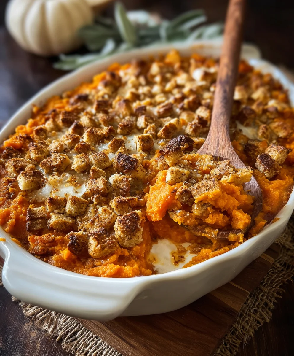 La Meilleure Casserole de Patate Douce pour les Fêtes