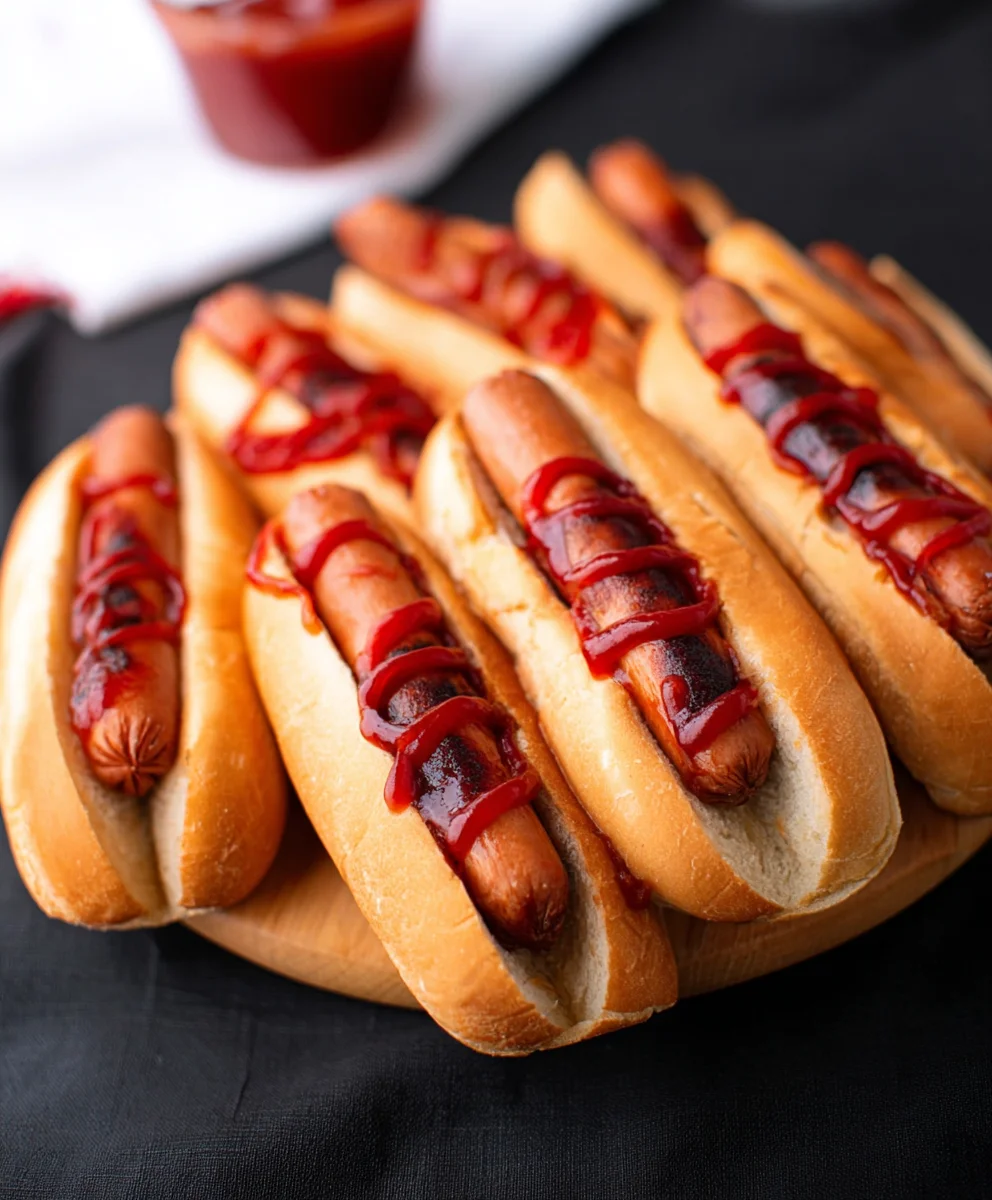 Hot Dogs Doigts Coupés Sanglants de Bœuf pour Halloween