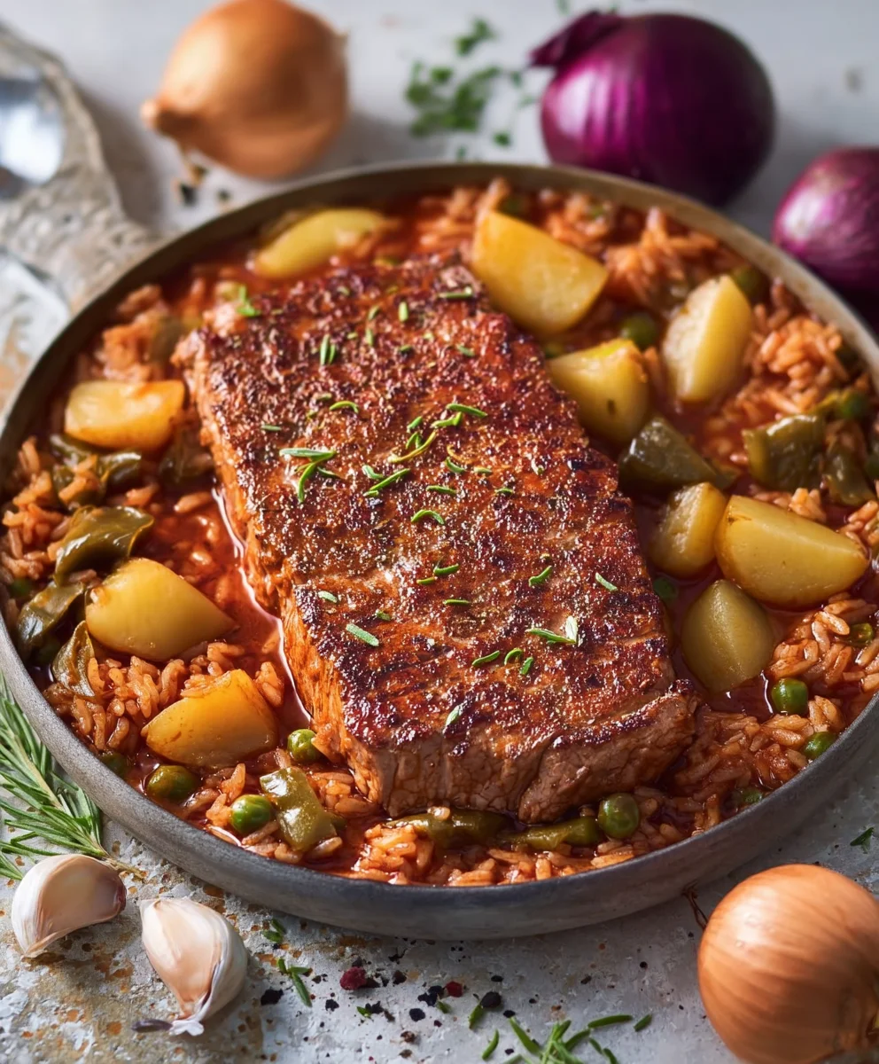 Serbisches Reisfleisch au bœuf : le plat serbe authentique