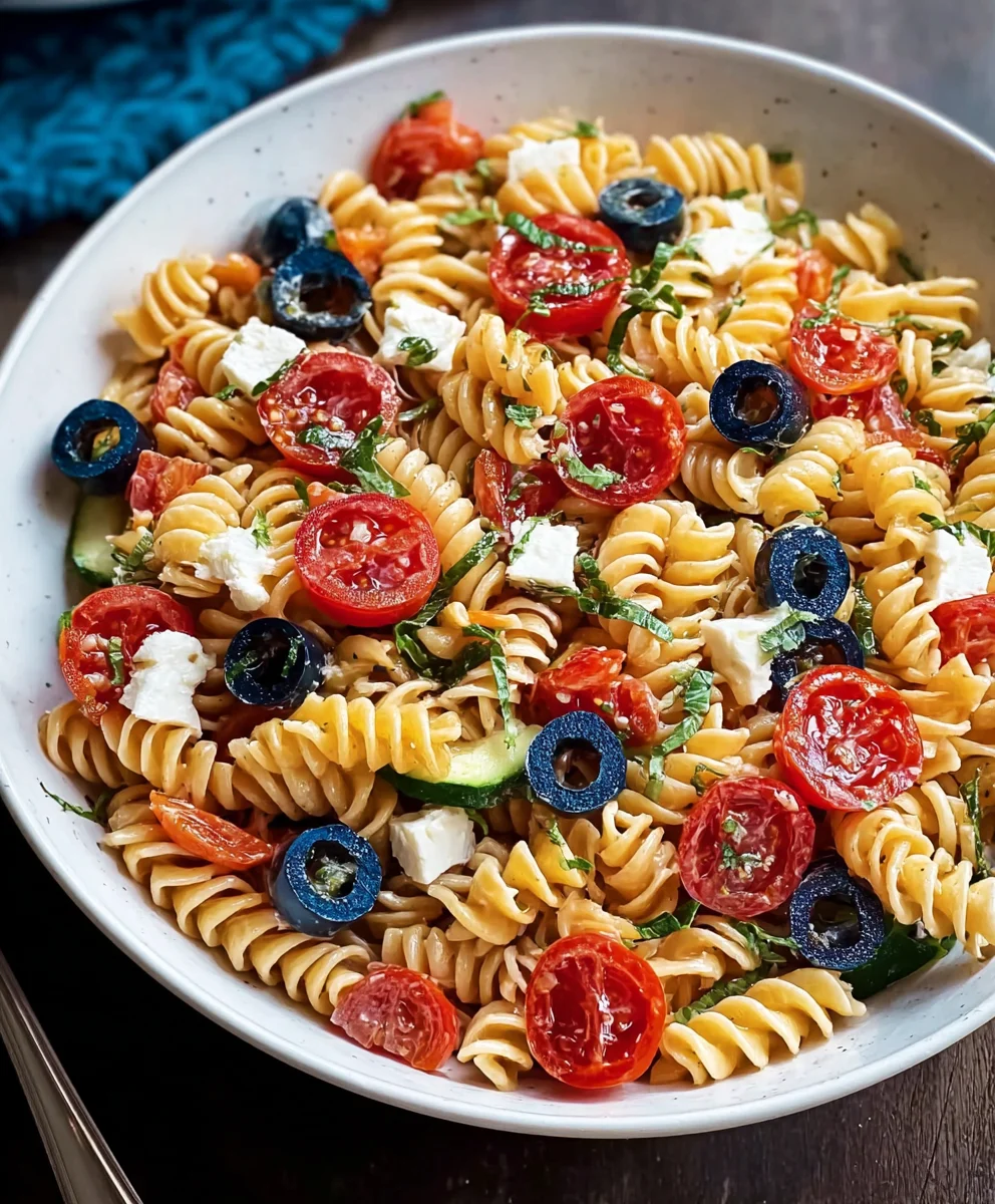 Salade de Pâtes Juillet : Un Délice Estival Coloré