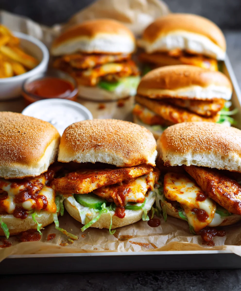 Buns de Poulet Dynamite Gratinés : Ultra-Fondants & Épicés