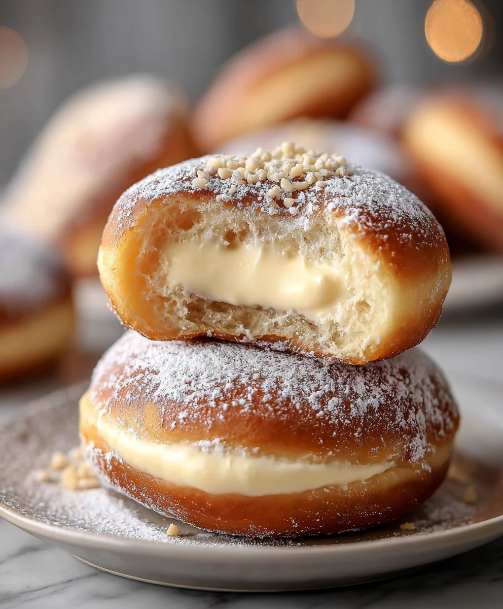 Beignets italiens crémeux : la recette facile et gourmande.