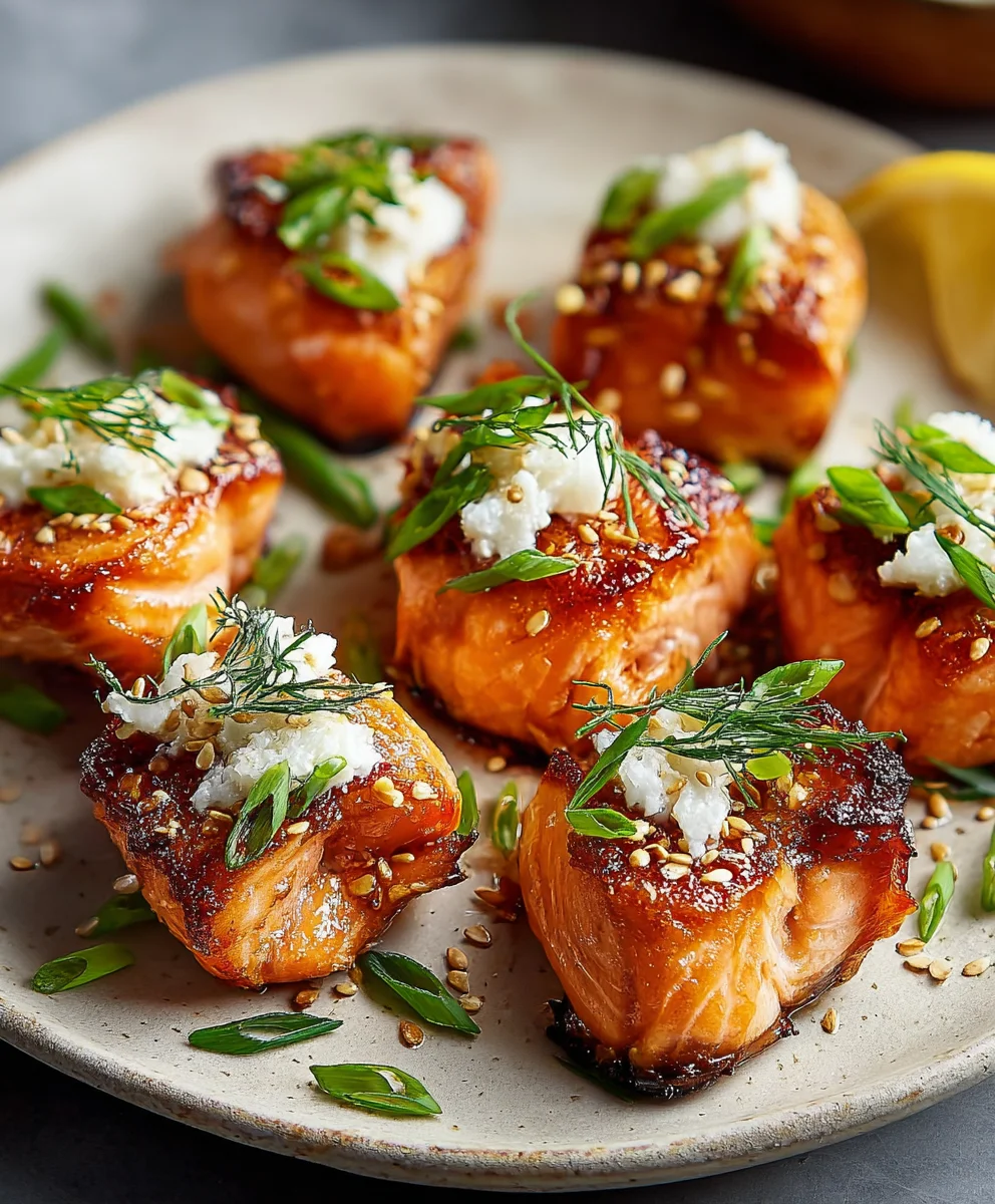 Dîner d'Été : Bouchées de Saumon au Four, Recette Facile