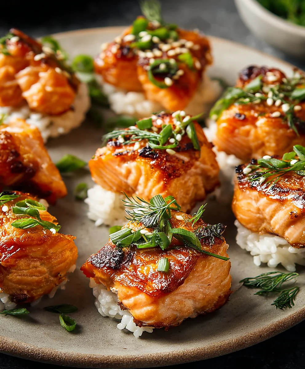 Dîner d'Été : Bouchées de Saumon au Four, Recette Facile