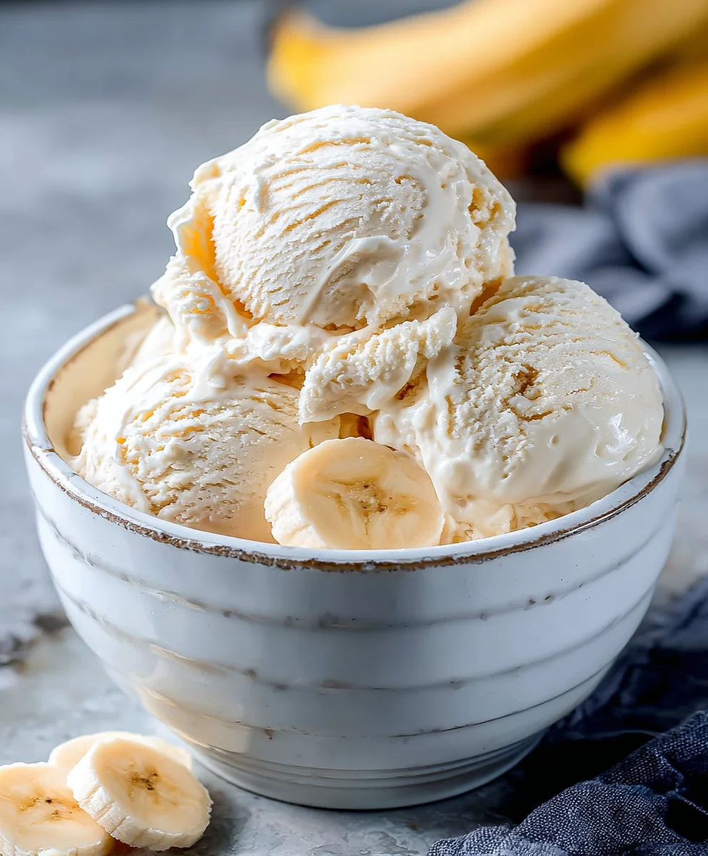 Glace à la Banane Sans Sorbetière Irrésistible & Facile