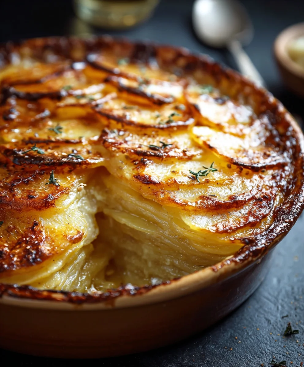 Gratin Pomme de Terre : Croustillant & Fondant