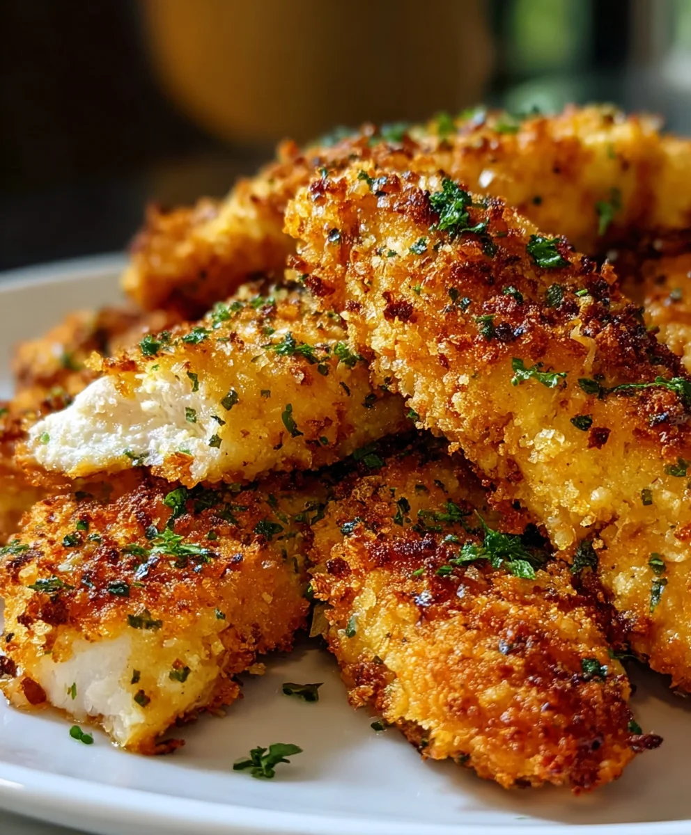 Poulet Pané Parmesan Air Fryer Facile