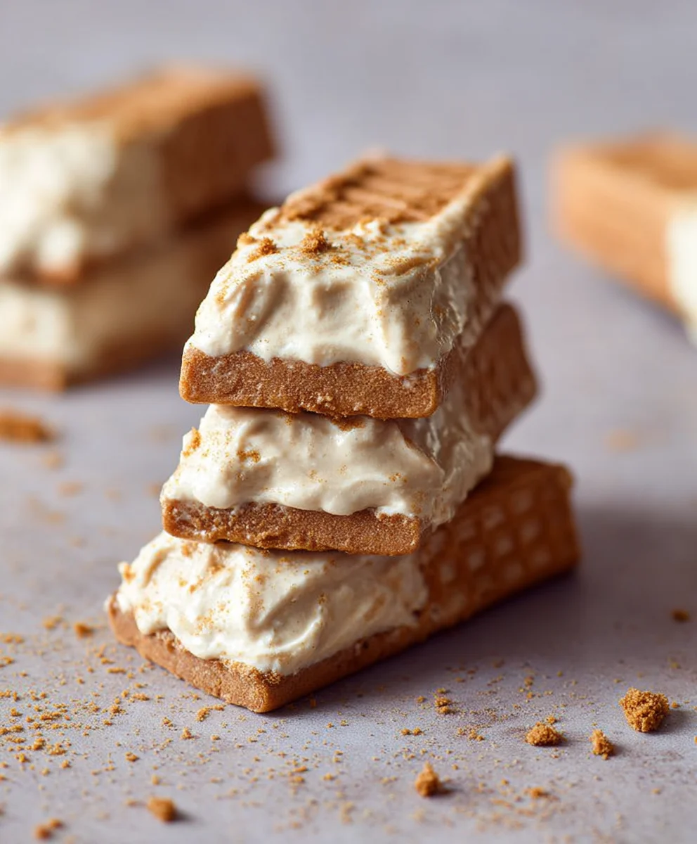 Barres Glacées Spéculoos : Sans Sorbetière Facile