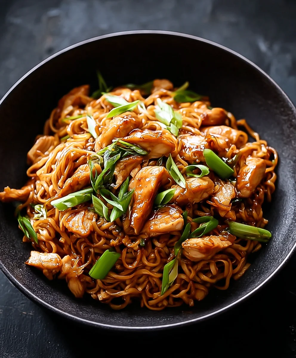 Nouilles Sautées Boeuf Caramélisé Faciles et Rapides