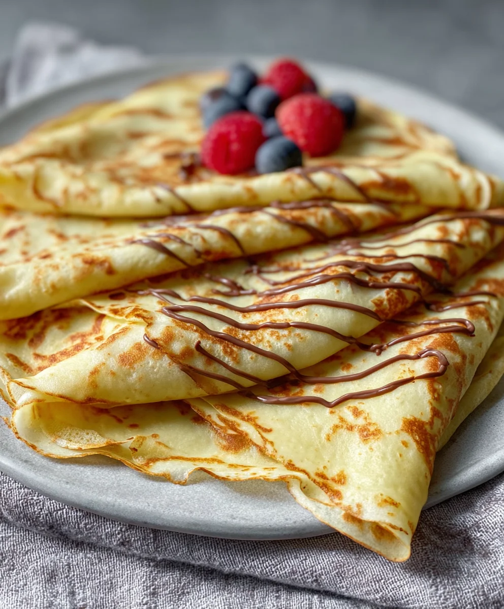 Crêpes Faciles au Mixeur : Recette Rapide & Délicieuse