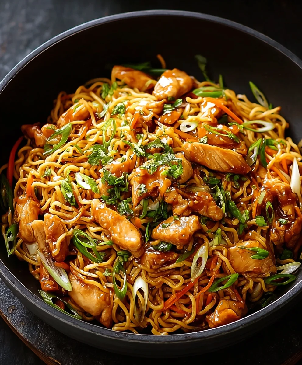 Nouilles Sautées Boeuf Caramélisé Faciles et Rapides