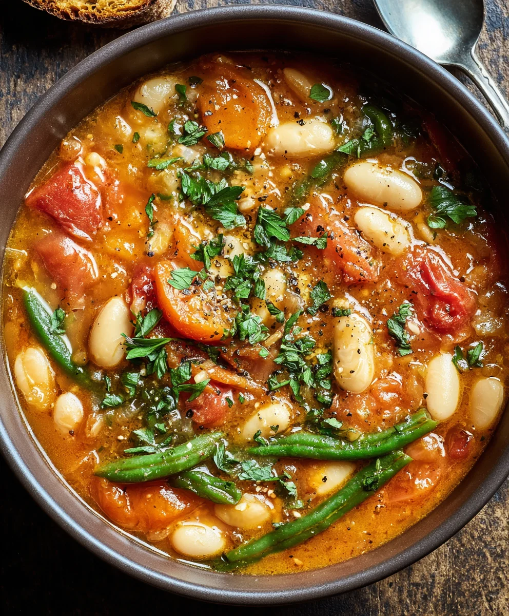 Ragoût crémeux de tomates et haricots blancs : recette facile